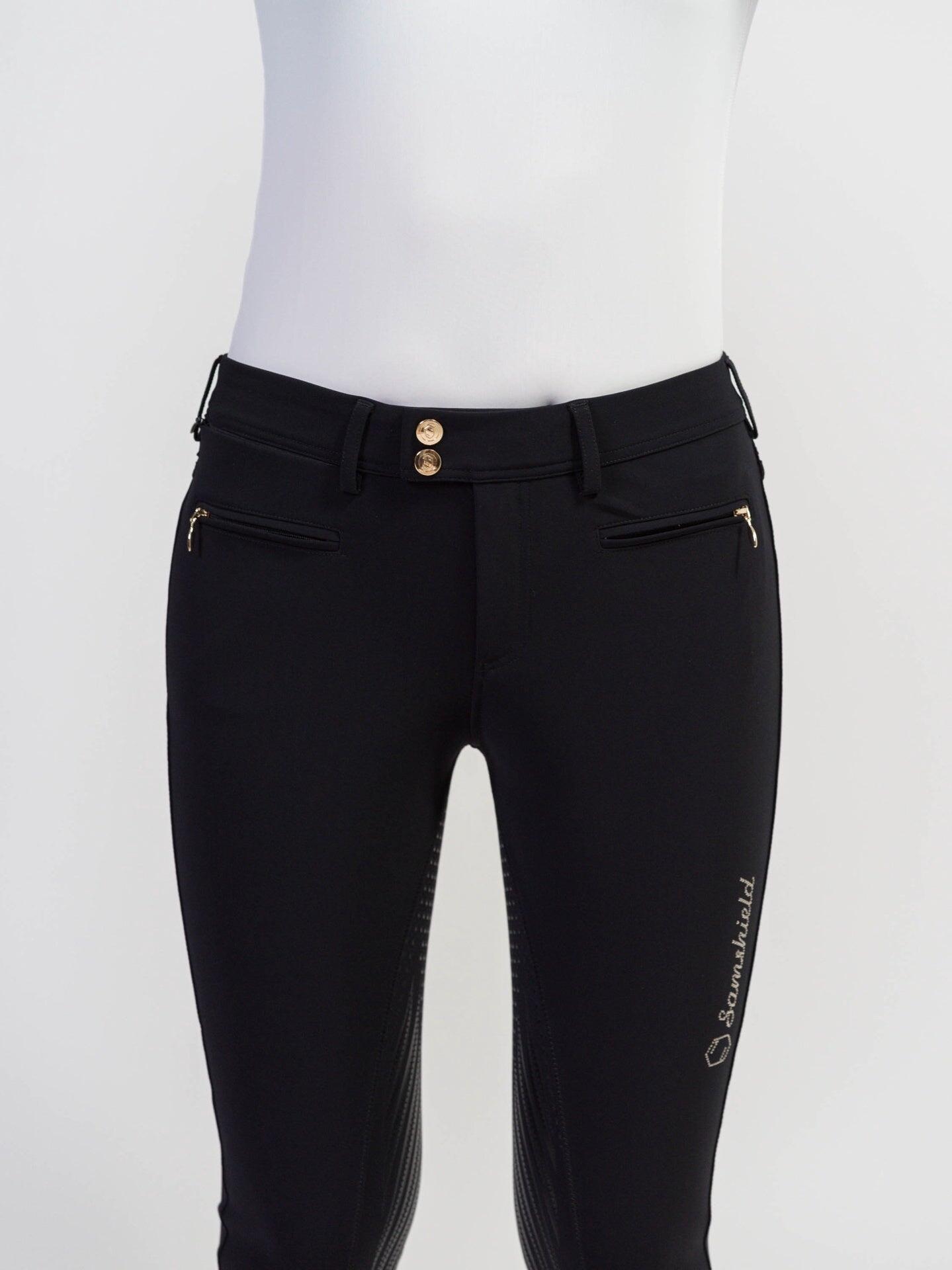 Samshield Dames Rijbroek Diane Boreal Full Grip Champagne Wit - 5/7