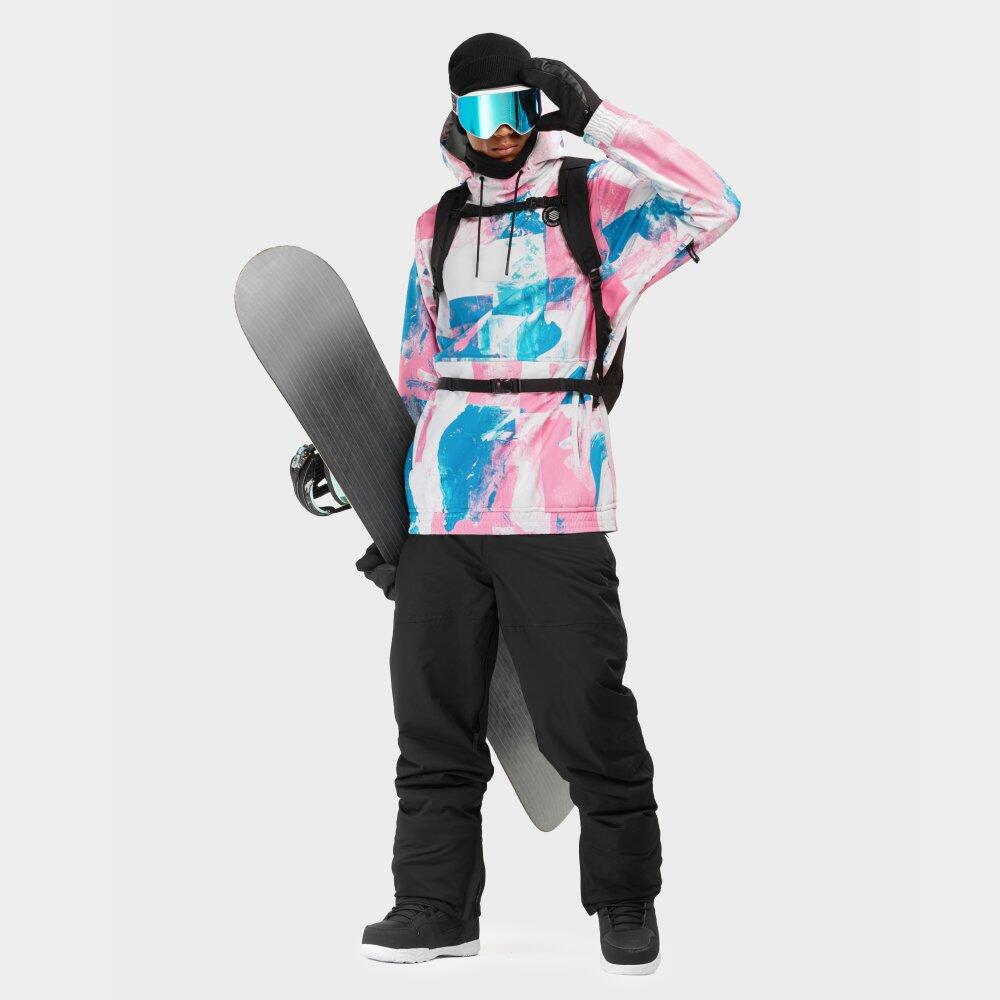 Casaco de snowboard para homem Desportos de inverno W1 Holi Rosa Chiclete 4/7