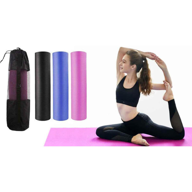 Saltea yoga cu geanta cadou-albastru