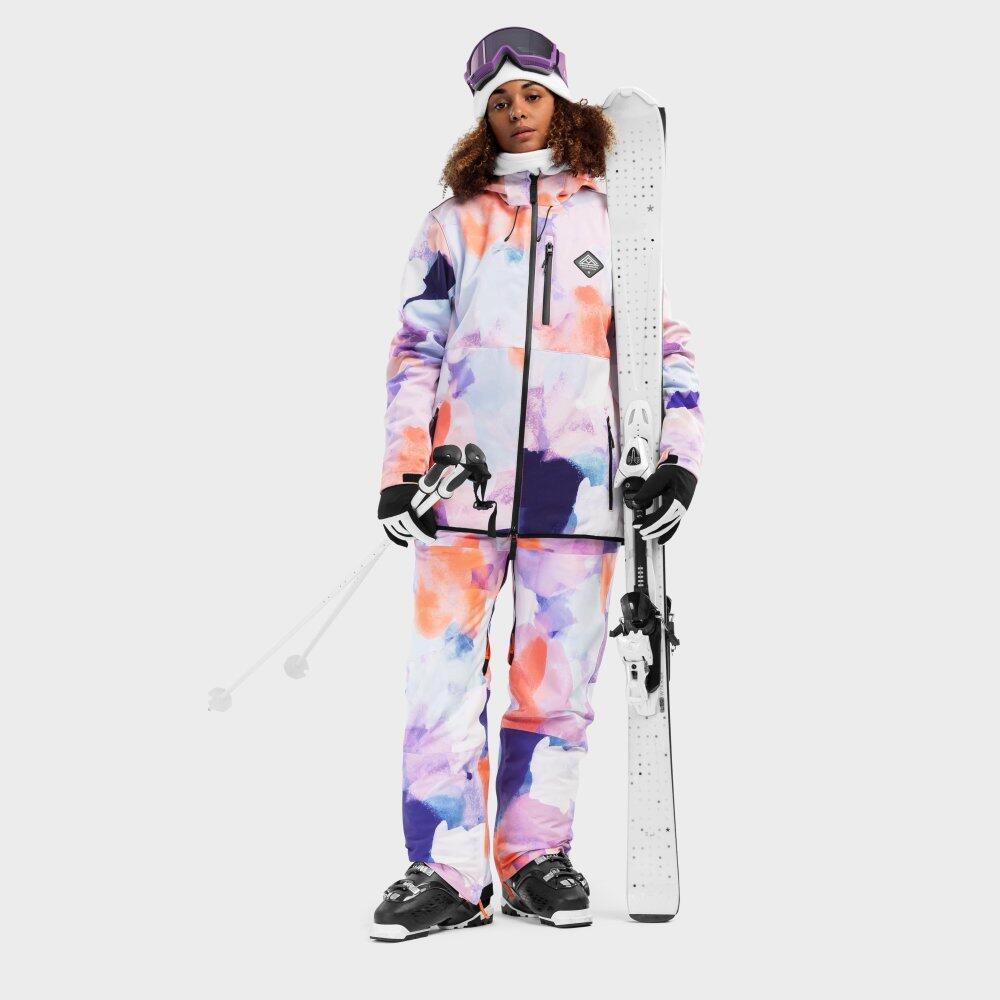 Giacca da snowboard da donna Sport invernali W2-W Chréa Multicolore 3/7
