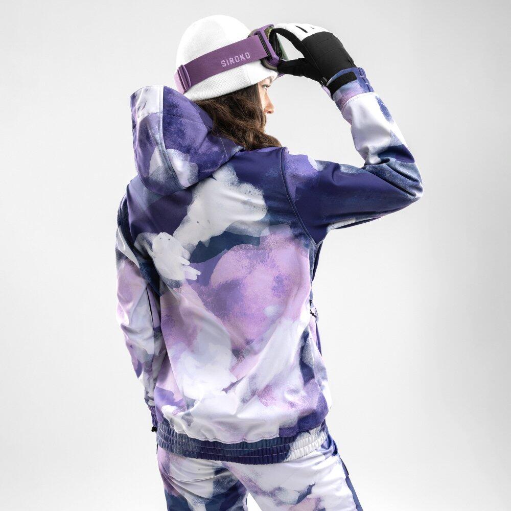 Women Winter sports 's snowboard jacket W3-W Cloudmont Multicolor 6/8