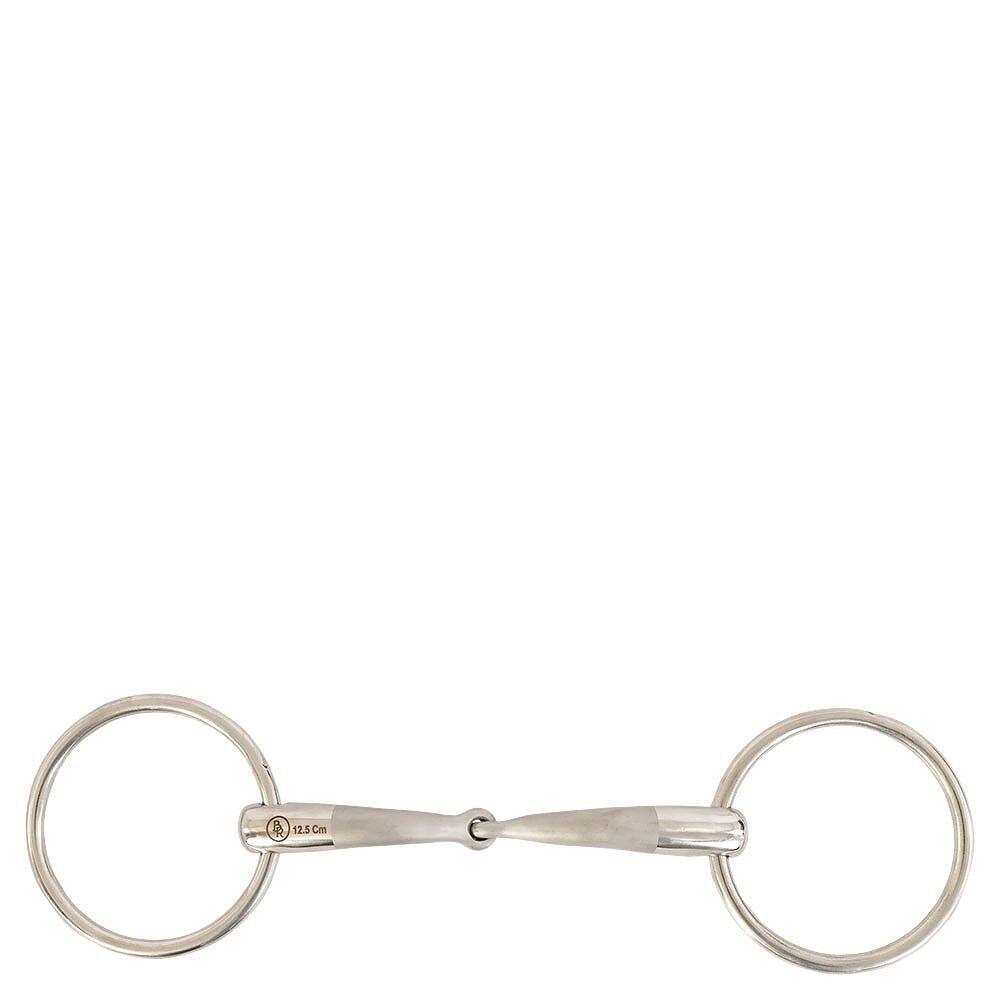 Mors 2 anneaux simple BR Equitationisure pour cheval BR Equitation Satin Sense 1 3/7