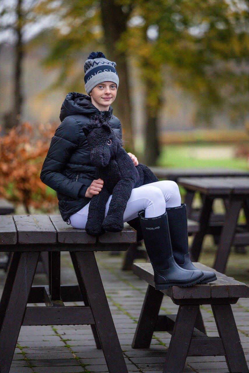 KLMELODY FULL GRIP SHOW TIGHTS F-TEC4 GEBÜRSTET WEISS JUNIOR 3/3