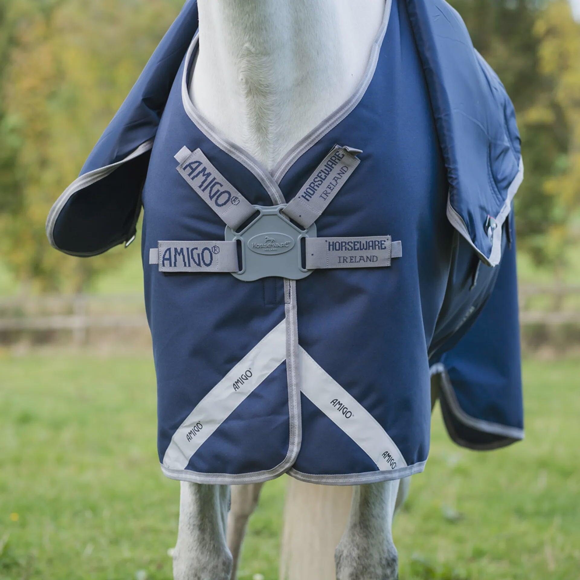 Horseware Amigo Turnout Rug Fieldsafe Plus 1200d Blauw - 7/7