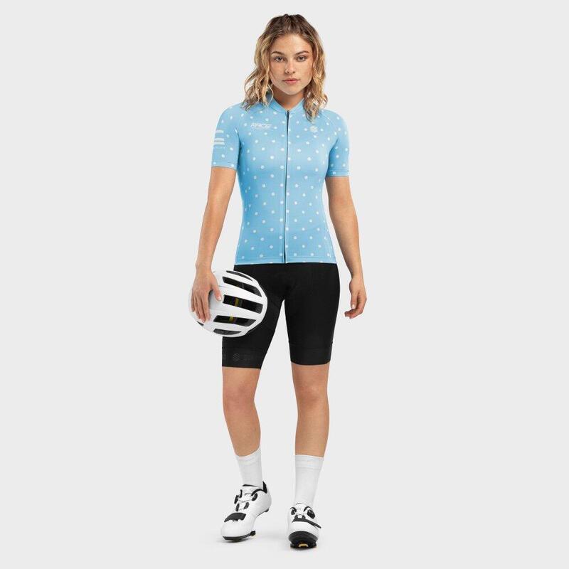 Tricou biodegradabil pentru Bio Race Dots Albastru