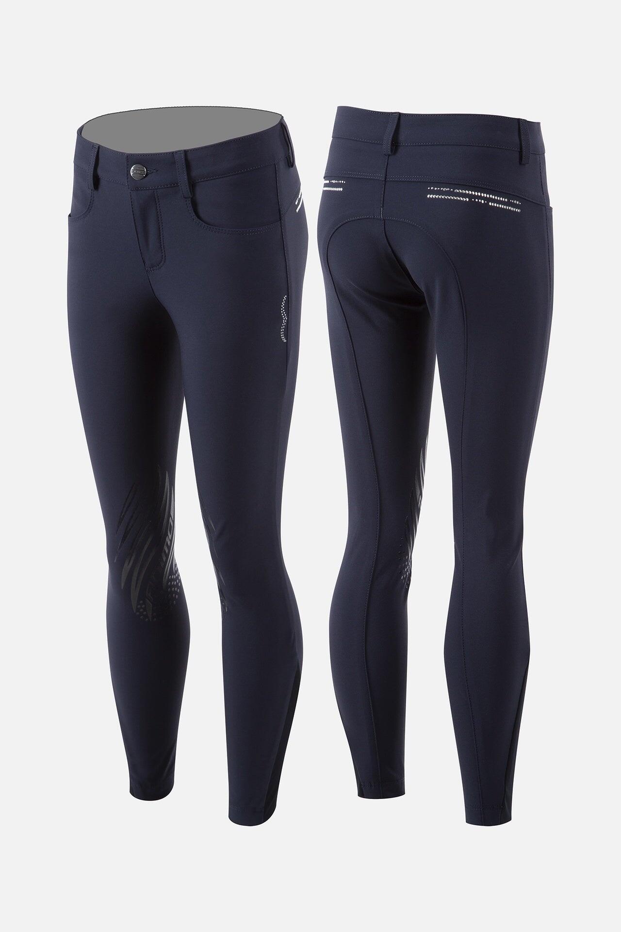 Animo Nalek Knie Grip Rijbroek Meisjes Blauw - 4/7