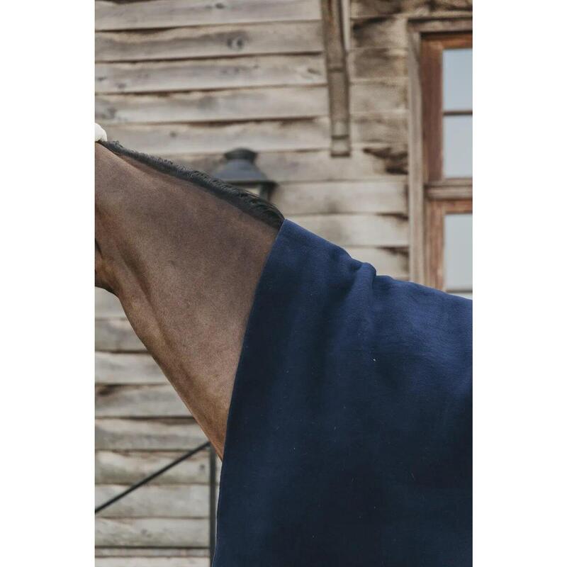 Kentucky Heavy Fleece Paardendeken Square Zwart -