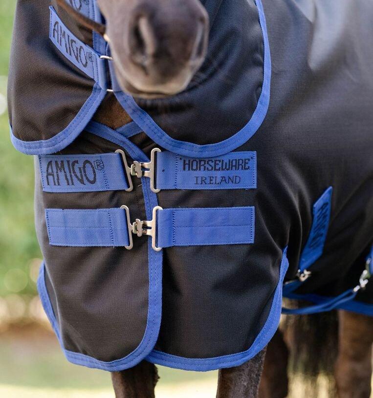 Horseware Amigo Ripstop 900d Plus Petite Turnout 0g Blauw - 2/7