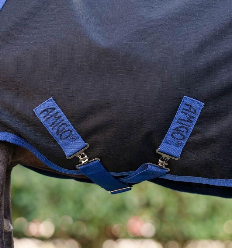Horseware Amigo Ripstop 900d Plus Petite Turnout 0g Blauw - 3/7
