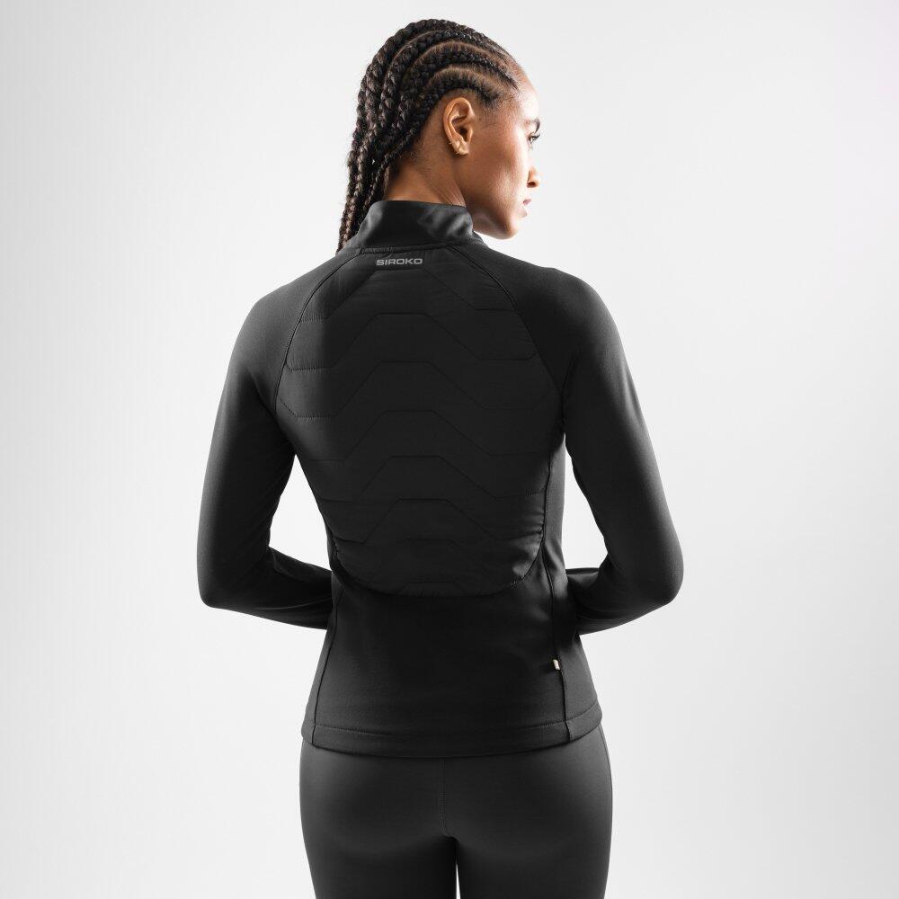 Veste fitness isolante légère femme Resolve Noir 6/7