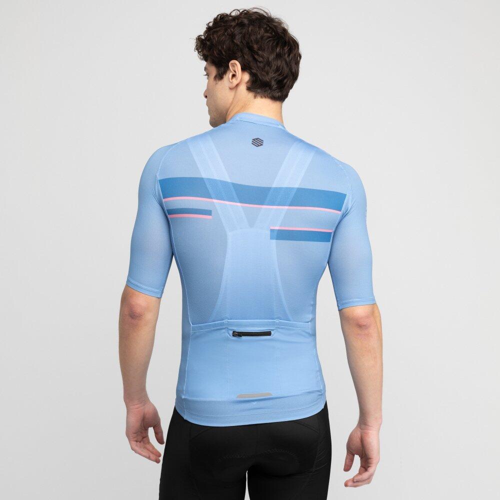 Maillot vélo ultraléger homme Cyclisme M3 Vista Bleu 6/7