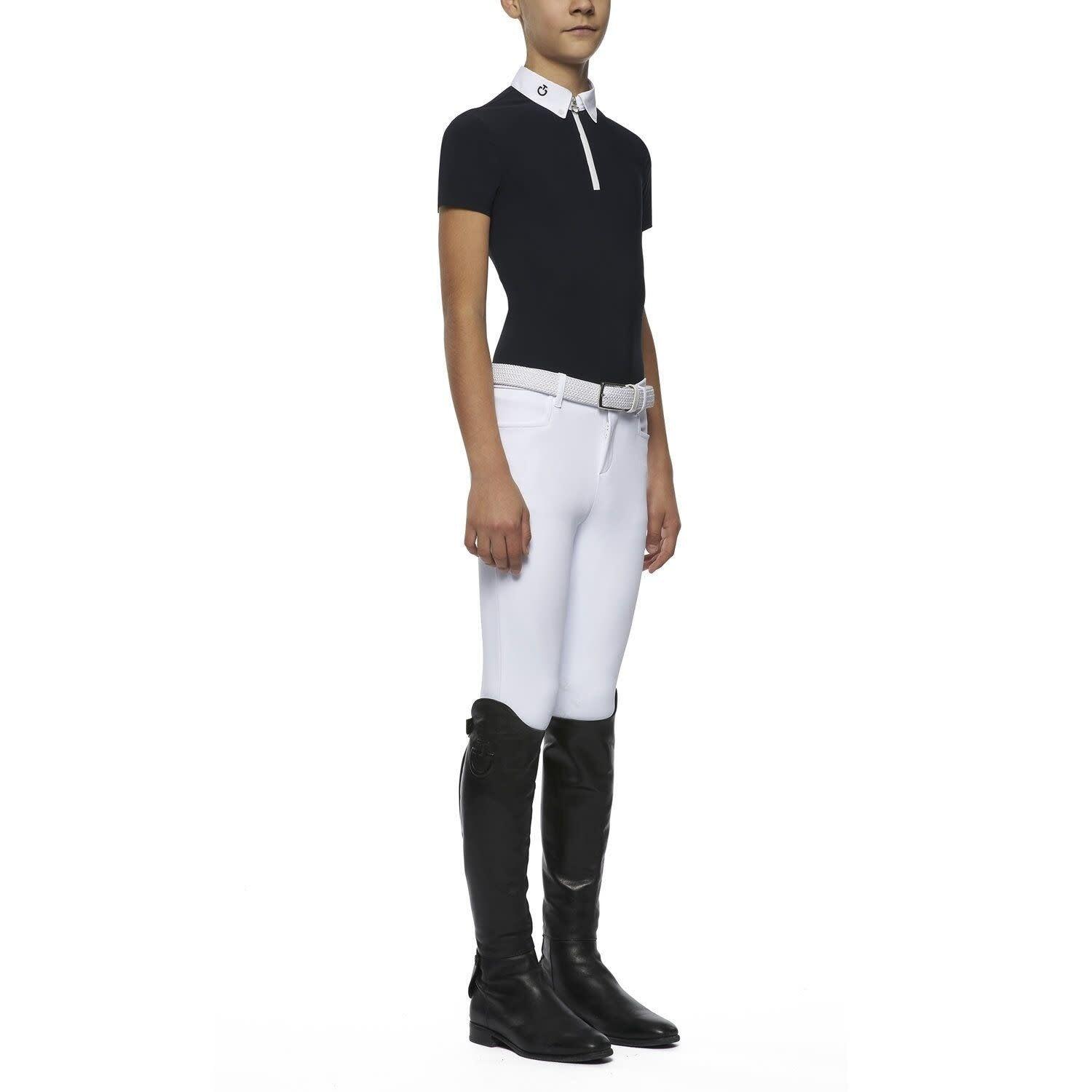 Cavalleria Toscanateam Jongens Wedstrijd Polo Korte Mouwen Wit - 2/5