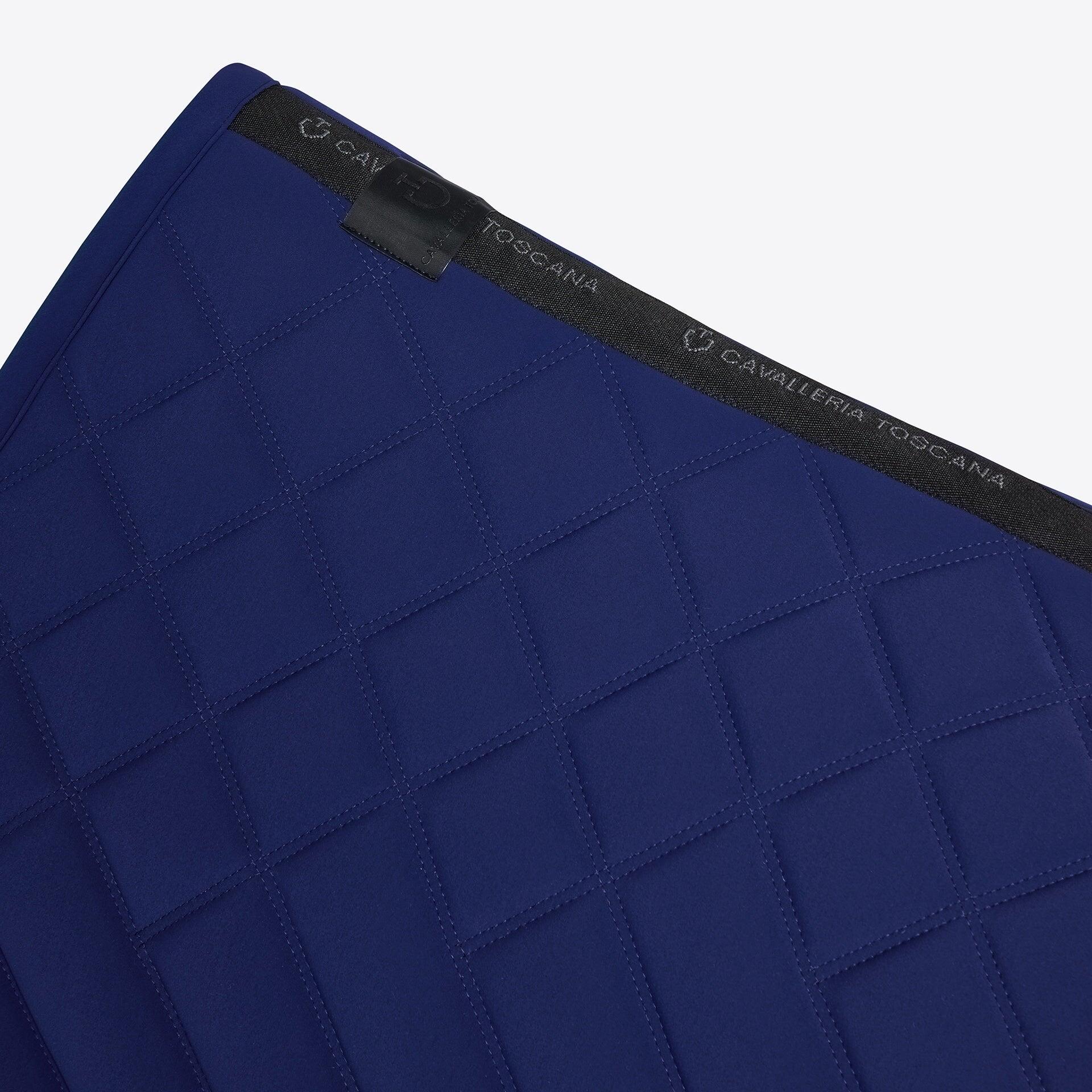Cavalleria Toscana Diamonds And Lines Gewatteerd Zadeldek Ss25 Blauw - 3/3