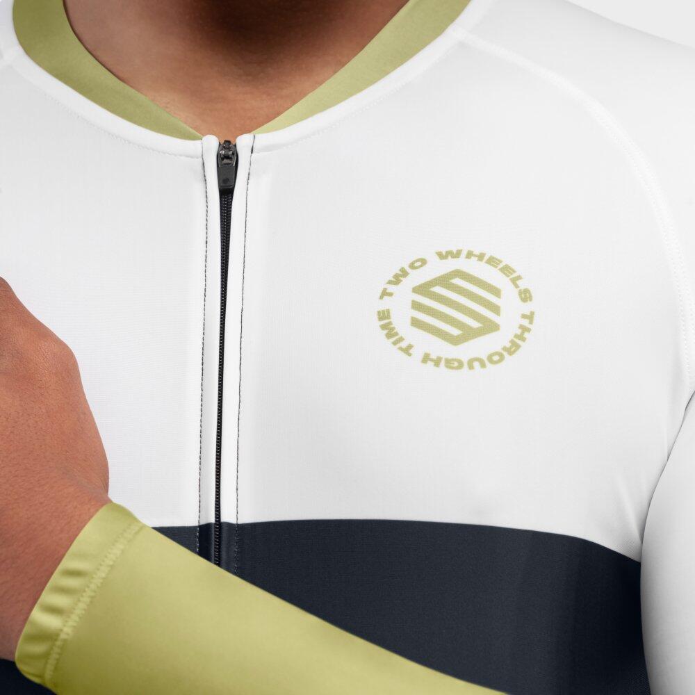 Herren Radsport langärmeliges radtrikot für M2 Bavaria Marineblau 5/7