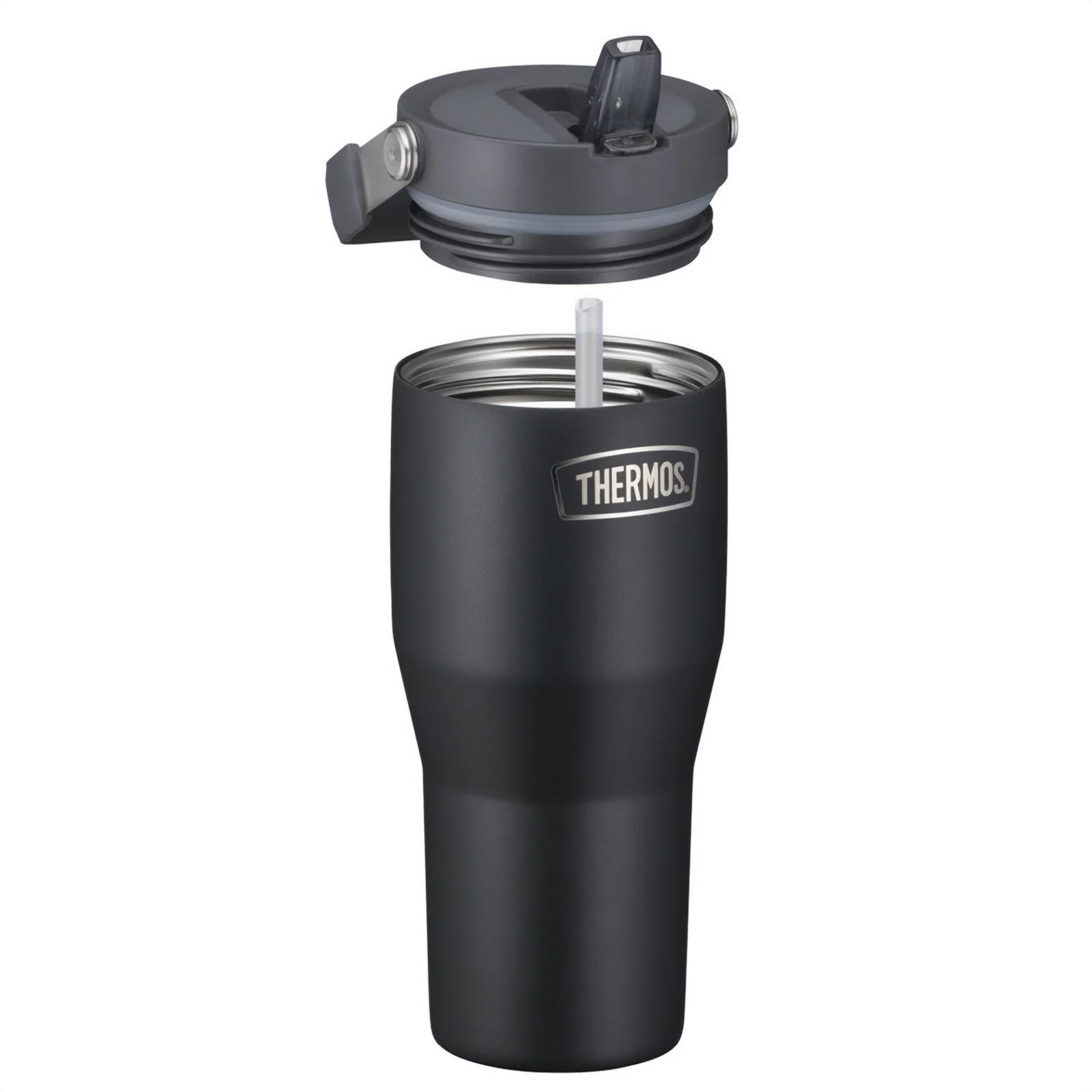 Geïsoleerde mok Refreshing Drinkfles Handvat Rietje 0,85 L 3/4
