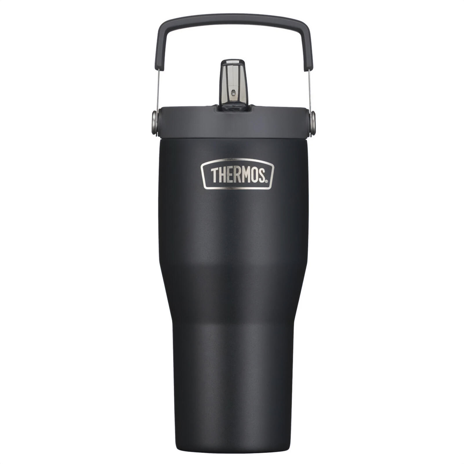 Thermos - Gobelet Refreshing Gobelet Isolant Bouteille À Boire Poignée Paille 0,85 L - Verre - Noir - Decathlon