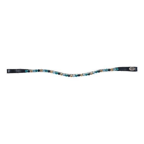 Stirnband für Pferd HFI Straight + Strass 5/7