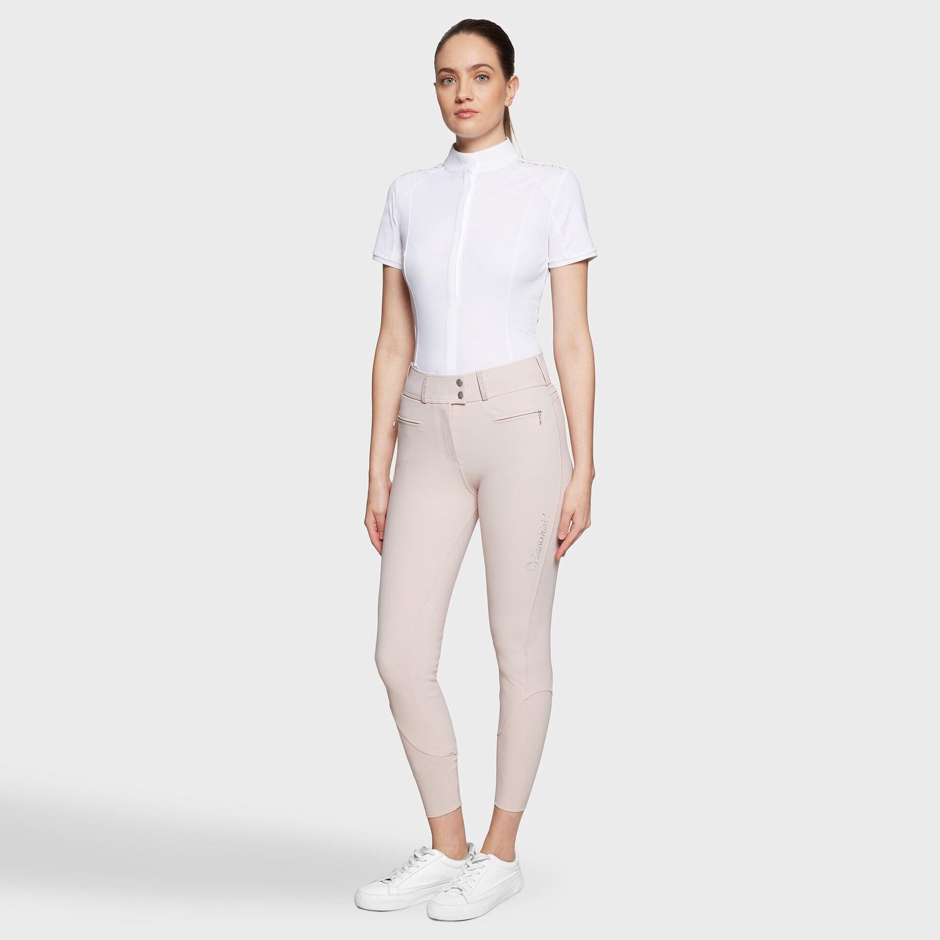 Samshield Claranova Full Grip Rijbroek Dames Ss25 Kleurloos - 4/7