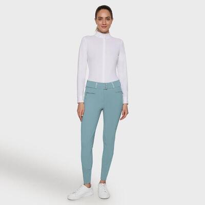 Samshield claranova full grip rijbroek dames ss25 blauw -