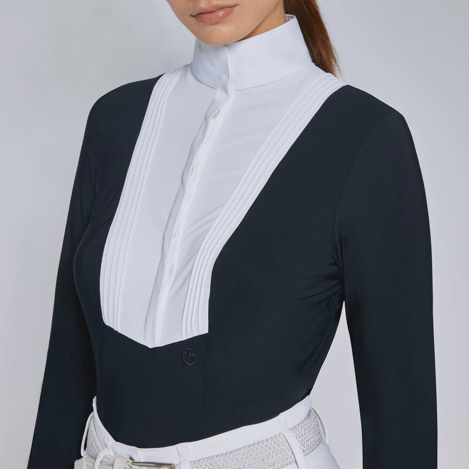 Cavalleria Toscana Wedstrijd Shirt Hunter L/s  - 4/6