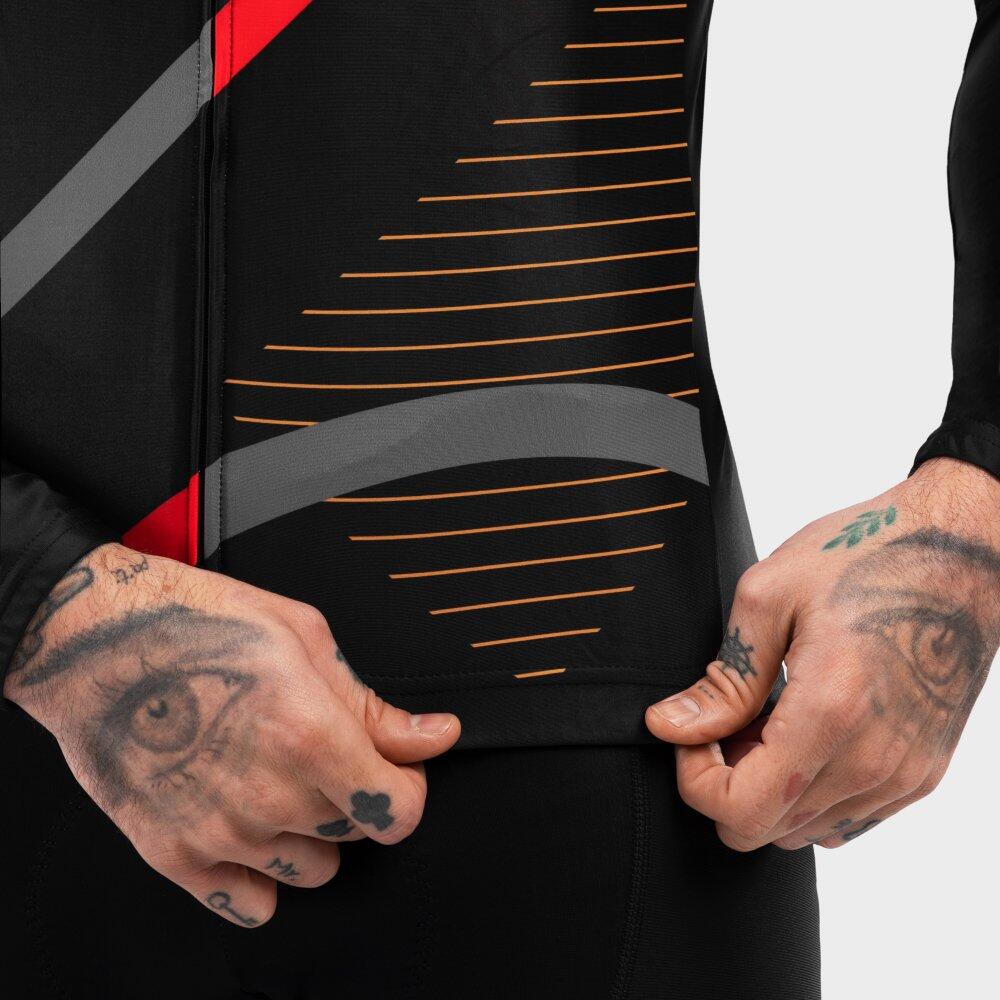 Maillot vélo manches longues homme Cyclisme M2 Arizona Noir 5/7