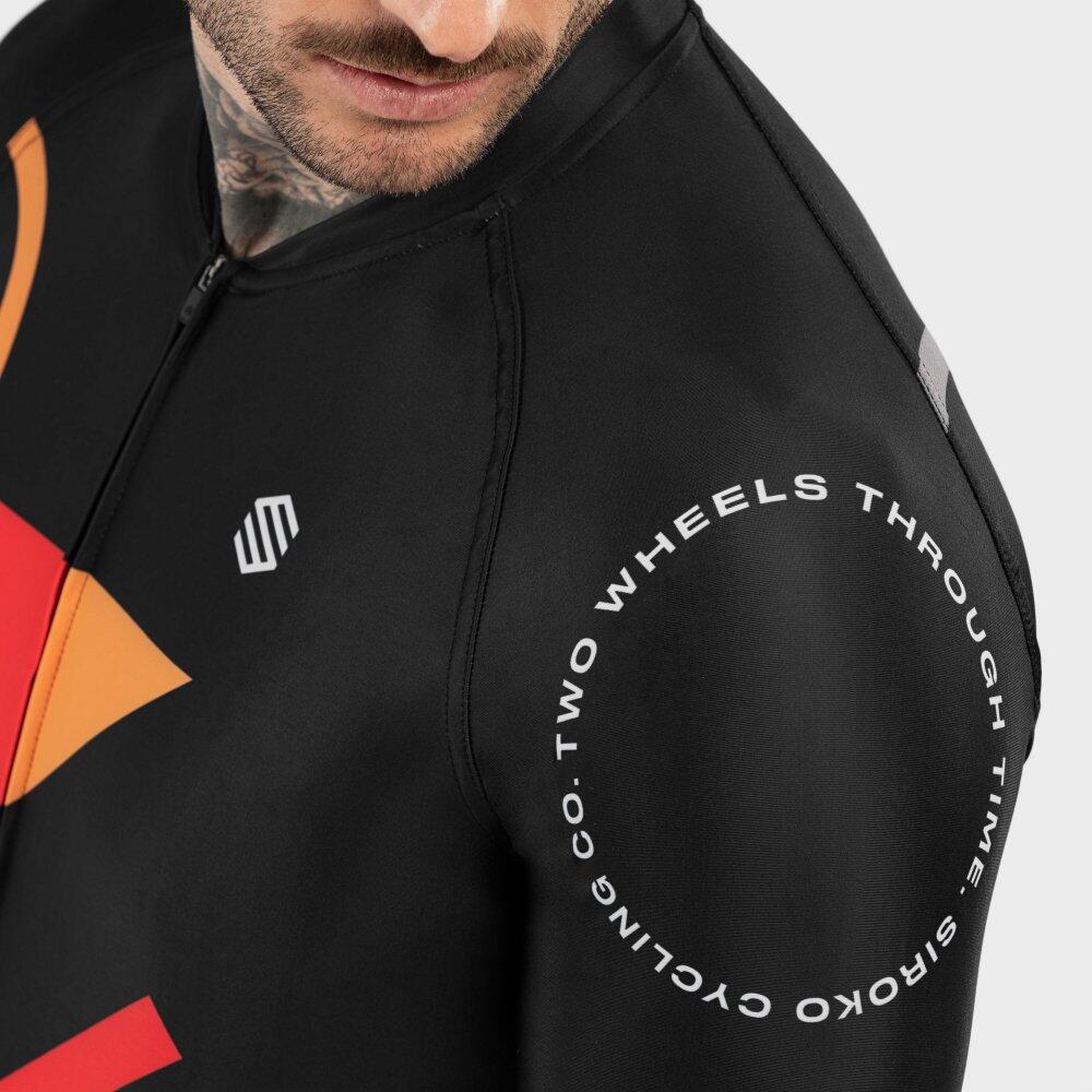 Maillot vélo manches longues homme Cyclisme M2 Arizona Noir 6/7
