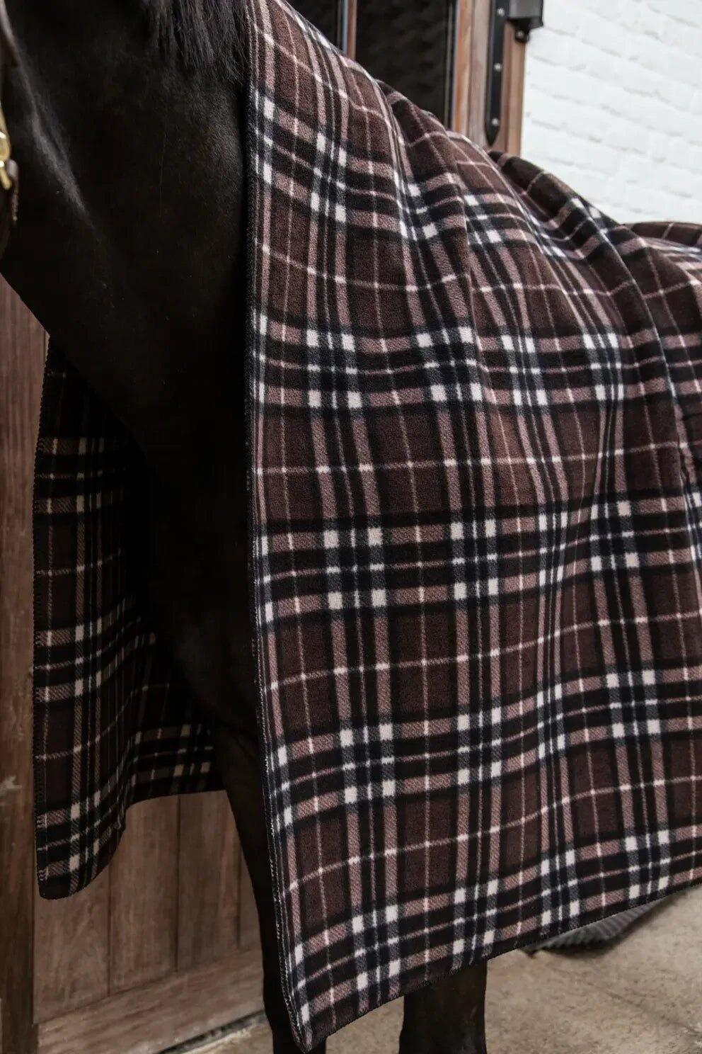 Coperta asciugante con stampa scozzese per cavalli Kentucky Heavy 7/7