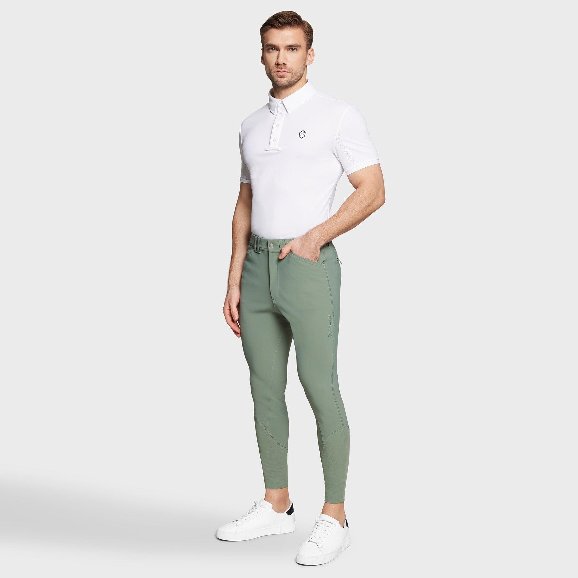 Samshield Raphael Knie Grip Rijbroek Heren Ss25 Groen - 4/7