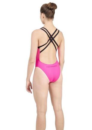 Aqua Sphere Essential Badeanzug mit offenem Rücken, Pink, 32