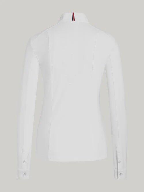 Tommy Hilfiger Equestrian Avon Wedstrijdshirt Lange Mouwen Dames Ss25 Wit - 2/7