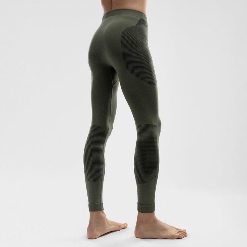 Compresie bază strat pantaloni bărbați Method Verde