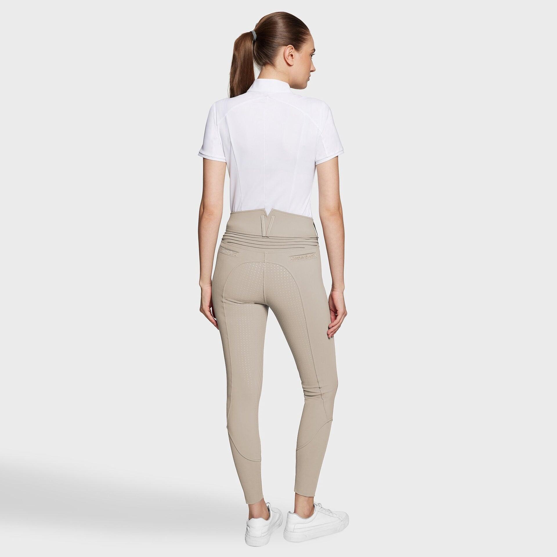 Samshield Claranova Full Grip Rijbroek Dames Ss25 Beige - 2/7