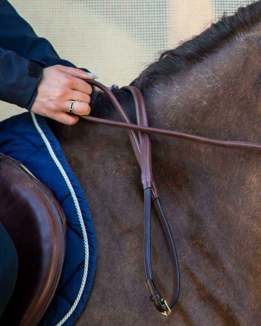 Dy'on 1/2 Rubber Teugels Bruin - 3/5