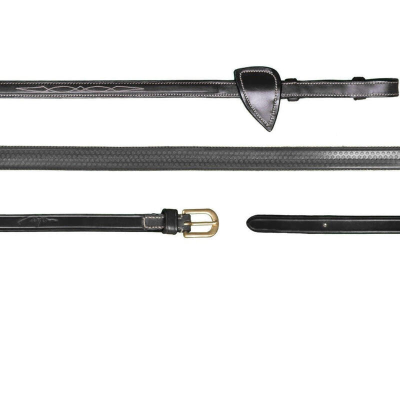 Dy'on 1/2 Rubber Teugels Zwart -