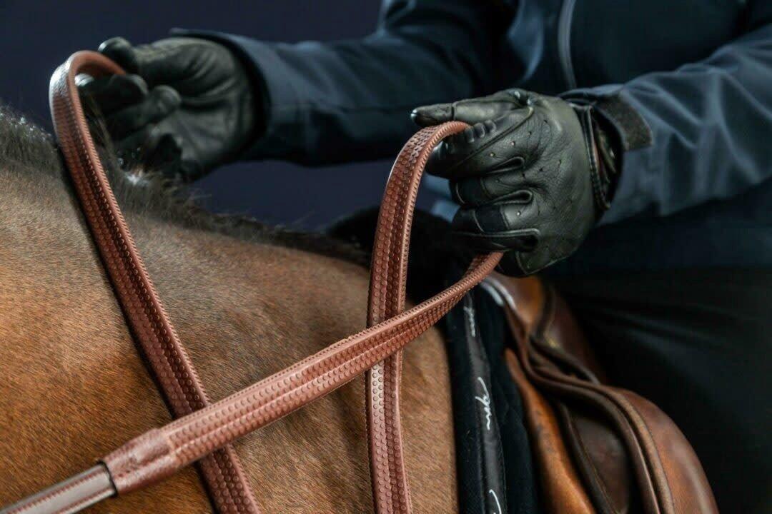 Dy'on 1/2 Rubber Teugels Bruin - 4/5