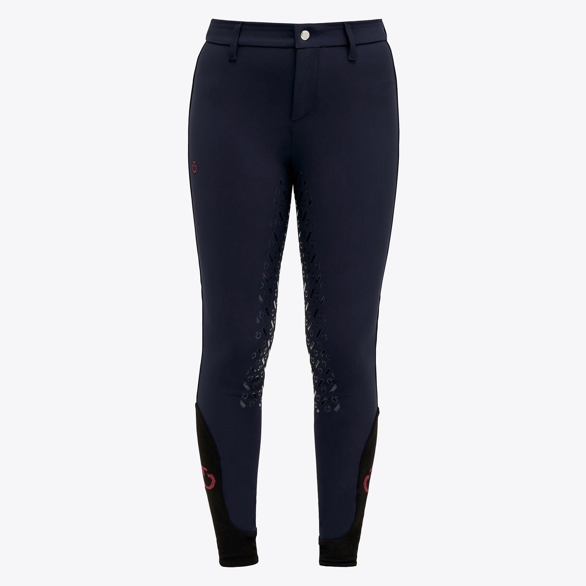 Cavalleria Toscana Kids Ct Line System Rijbroek Dark Purple (3a00) Grijs - 6/7