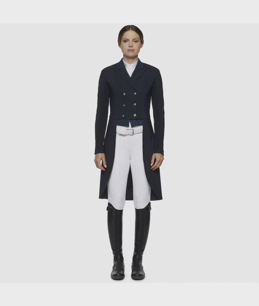 Cavalleria Toscana Dames Lange Slipjas Blauw - 2/5