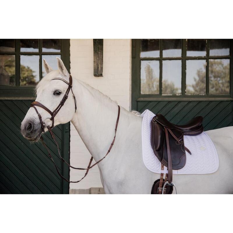 Kentucky Zadeldek Fishbone Blauw -
