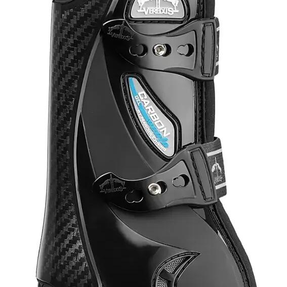 Veredus Carbon Gel Vento Peesbeschermers Zwart -