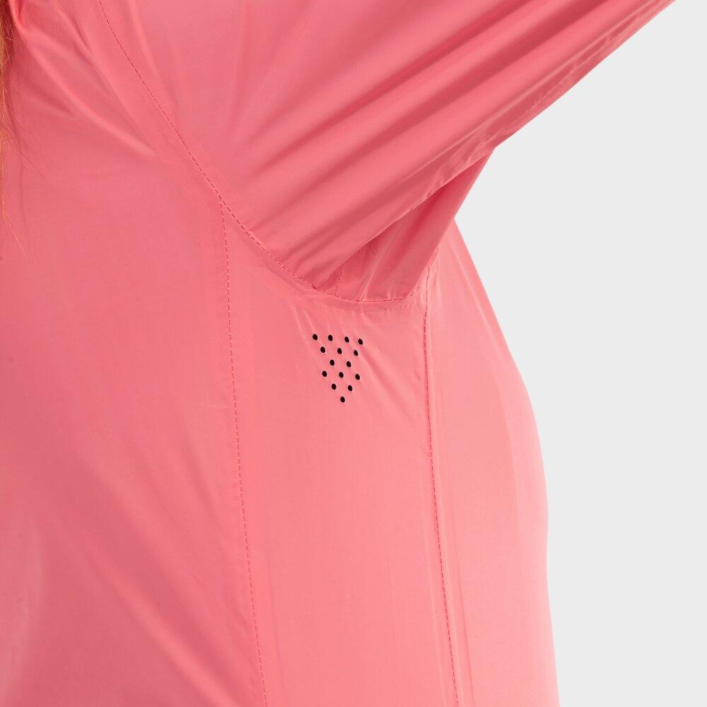 Giacca antipioggia da ciclismo da donna J2 Fauniera Corallo 5/7