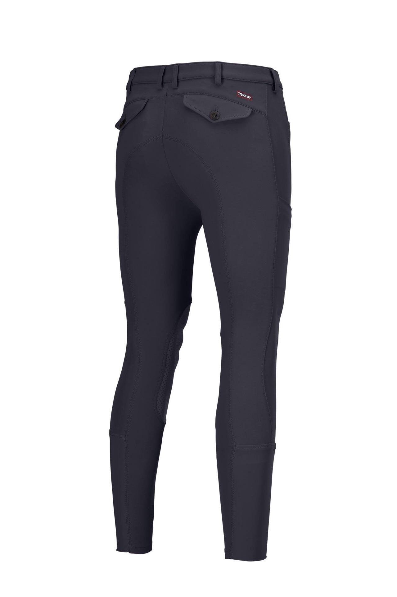 Pikeur Heren Navaro Grip Full Patches Blauw - 2/4