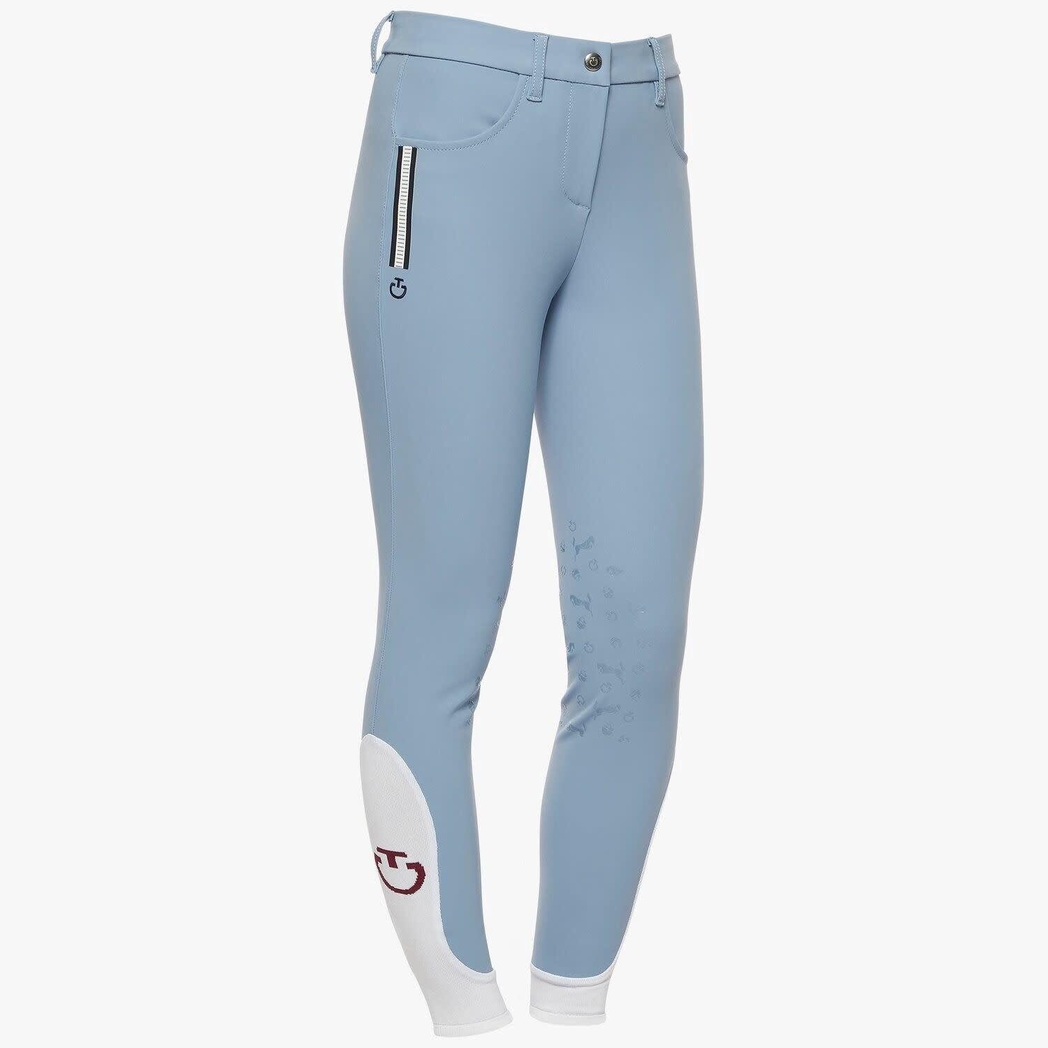 Cavalleria Toscana Kids Meisjes Four Way Stretch Rijbroek Kleurloos - 2/4