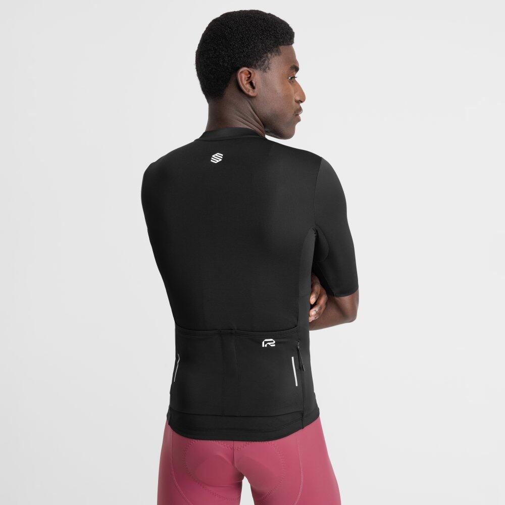 Maillot vélo manches courtes en tissu recyclé homme Cyclisme M6R Zero Noir 6/7