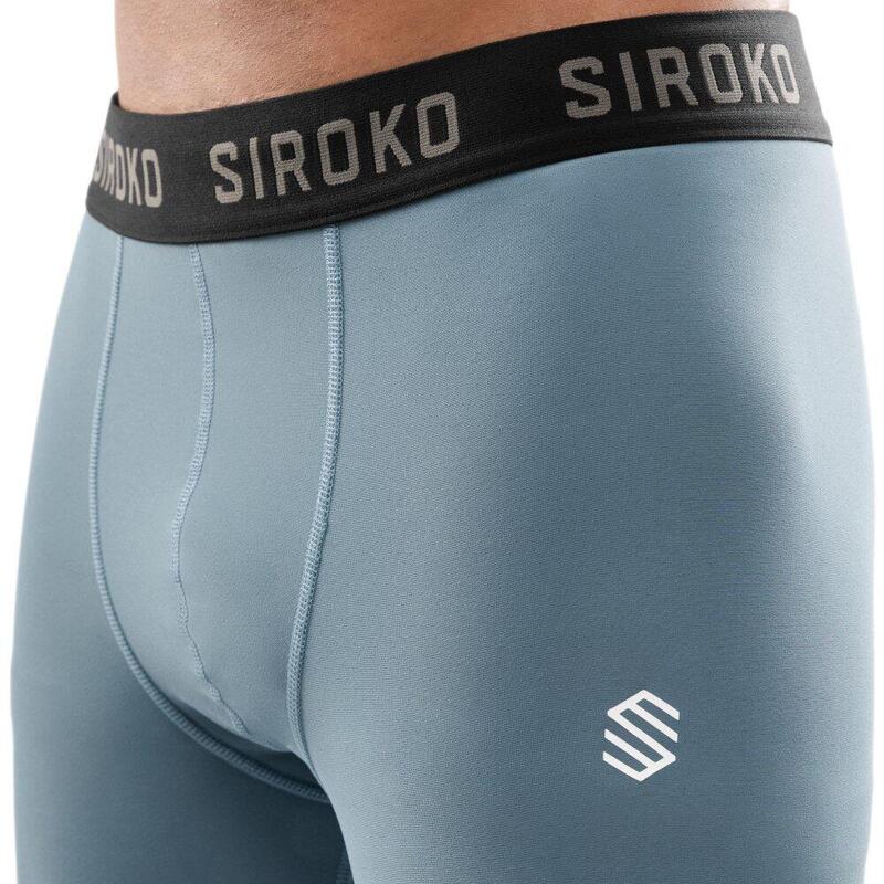 Pantaloni termici pentru bărbați Lift Albastru Oțel
