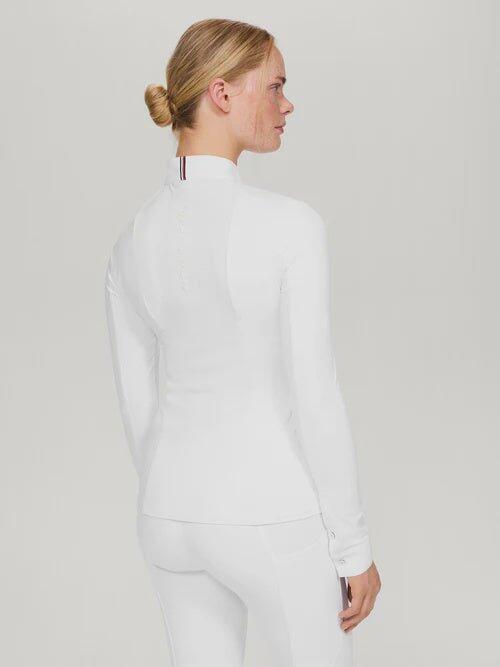 Tommy Hilfiger Equestrian Avon Wedstrijdshirt Lange Mouwen Dames Ss25 Wit - 4/7