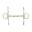 Br Dubbel Gebroken Kneveltrens Apple Mouth - 15mm  -