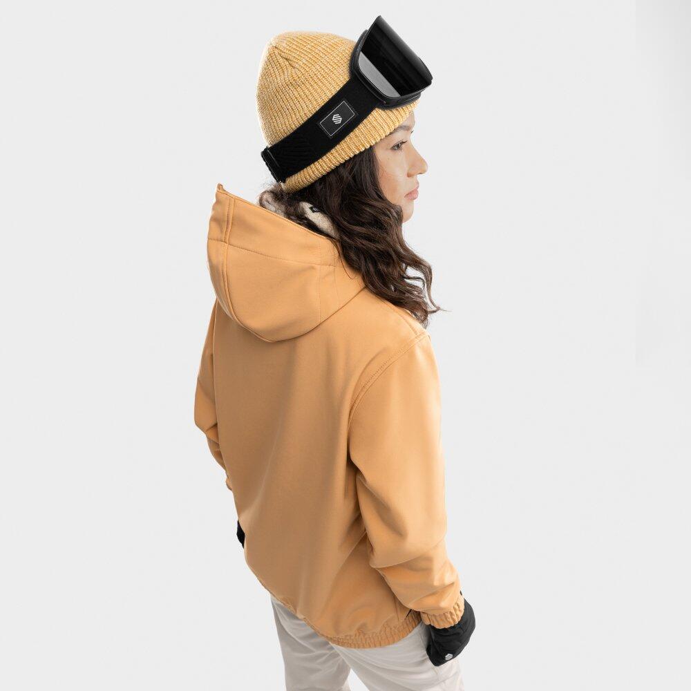 Casaco de snowboard para mulher Desportos de inverno W3-W Neuquén Amarelo 6/8