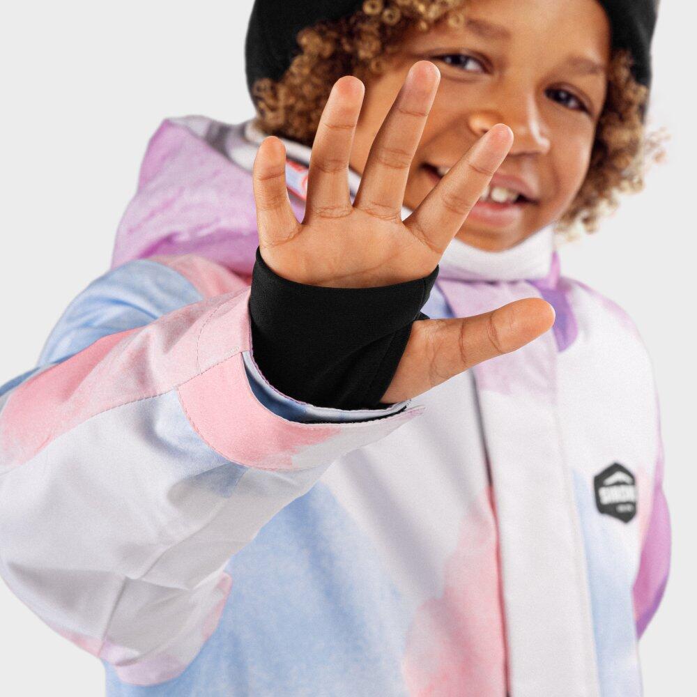 Kinder Wintersport Snowboardjacke für Jungen KW1 Dreamy Mehrfarbig 6/7