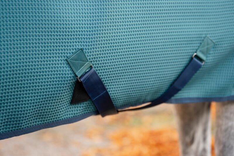Horseware Rambo Techni Waffle Cooler Blauw - 4/7