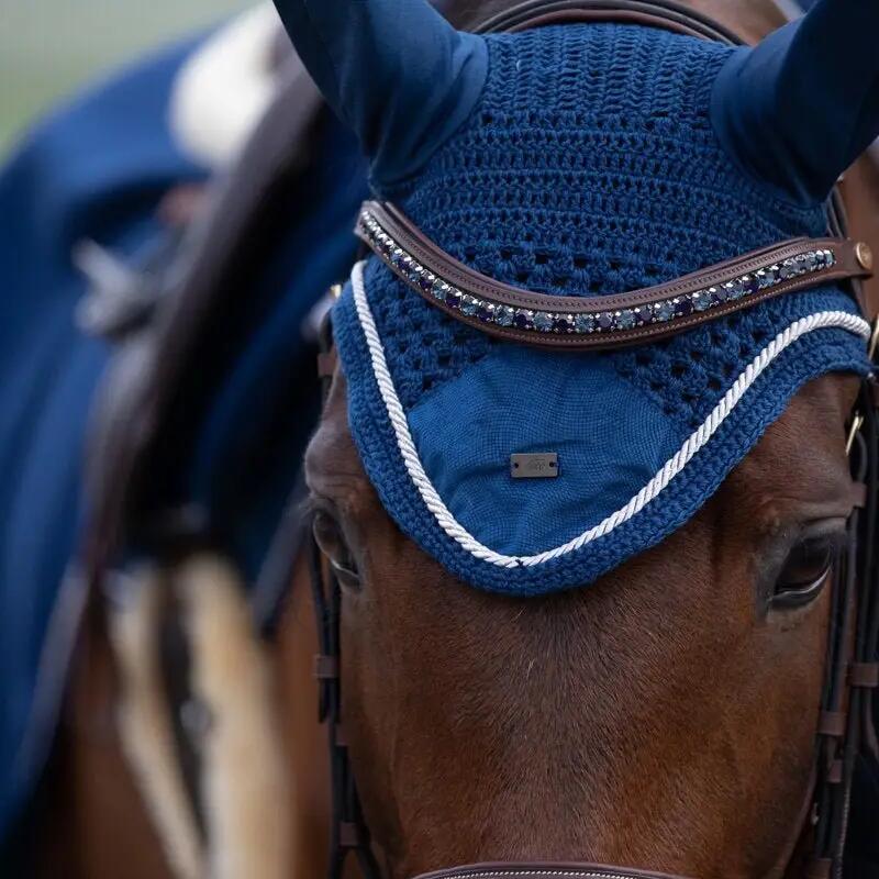 Frontal for horse HFI Padded Wave + Strass
